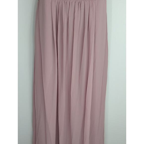 DB Studio Celebrate Womens Smocked Scoop Neck Maxi Dress Quartz Pink Size 12 NWT - Picture 5 of 17